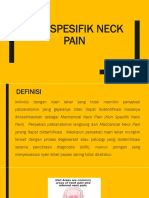 Non Spesific Neck Pain by DIV Fisioterapi Poltekkes