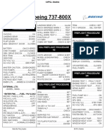 Boeing 737-800 Zibo CheckList