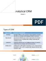 Analytical CRM - 1