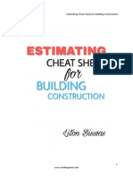 Estimating Cheat Sheet PDF
