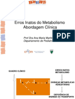 Abordagem Clínica Dos Erros Inatos Do Metabolismo PDF