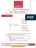 Bab 3 Seni Musik Tradisional Dan Modern PDF
