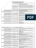 Nutech Detailed Academic Calendar - 2019-20