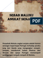 Sebab Maluku Angkat Senjata