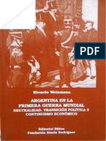 Argentina en La Primera Guerra Mundial Weinmann