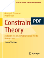 Constraint Theory Multidimensional Mathematical Model Management