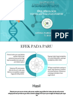 Efek Fisiologis Ventilasi Tekanan Positif: Annisa Nabilla Adwiria 71 2018 057