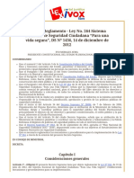 Bolivia_ Reglamento - Ley No. 264 Sistema Nacional de Seguridad Ciudadana “Para una vida segura”, DS Nº 1436, 14 de diciembre de 2012.pdf