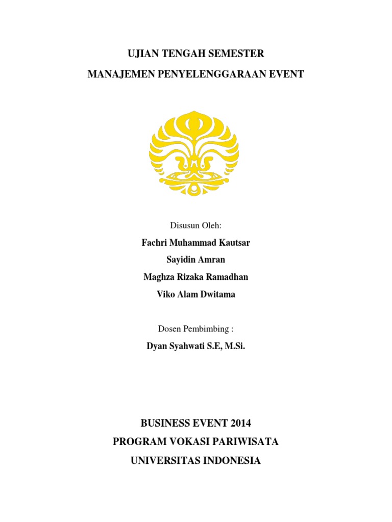 Manajemen Risiko dalam Event IBX 2016 | PDF