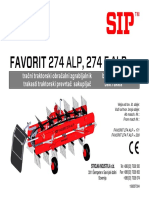 List of Spare Parts FAVORIT 274 (274F) ALP (Tov ST 171 200) (RAL Colour)