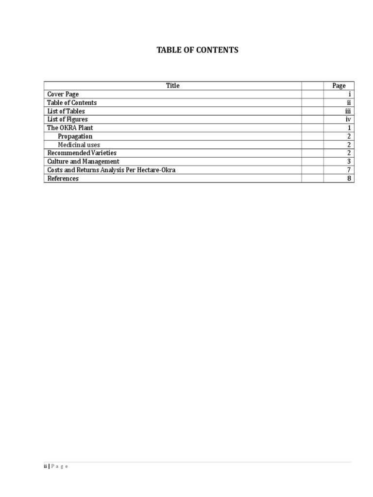 Okra Production PDF Horticulture And Gardening Plants