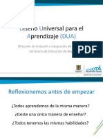 Diseño Universal para El Aprendizaje (DUA)