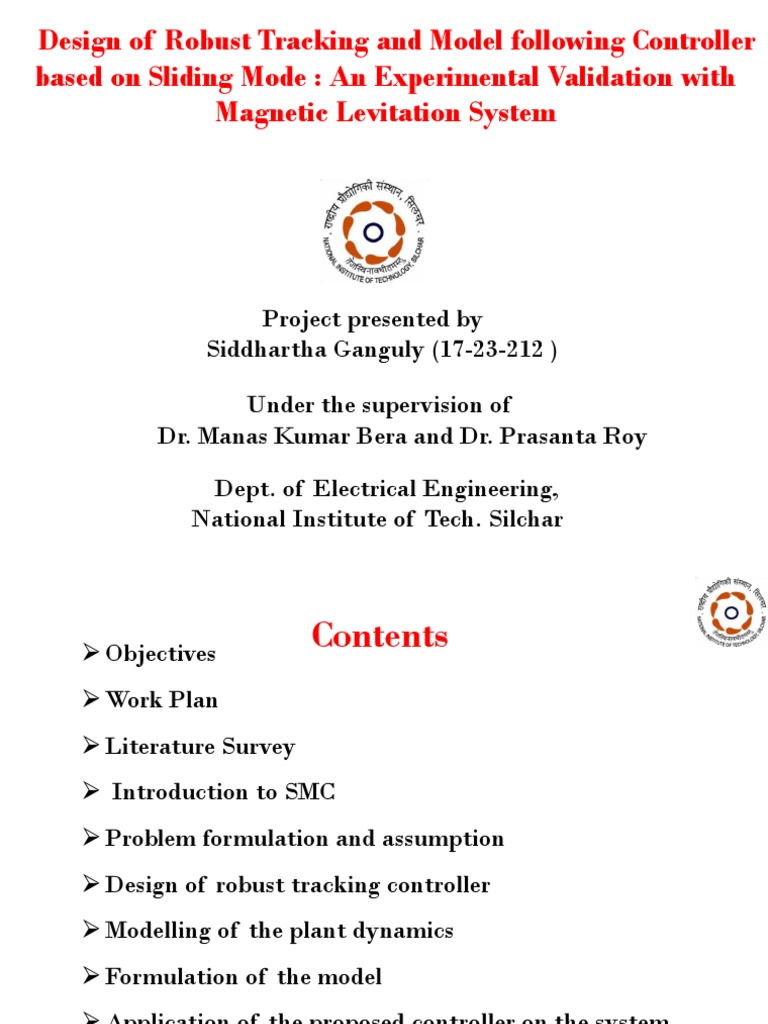 Robust Sliding Mode Controller for Maglev | PDF | Control Theory | Analysis
