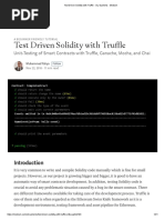 Test Driven Solidity With Truffle - OLI Systems - Medium