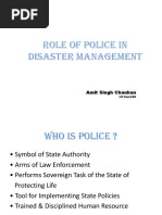 Role of Police in Disaster Management: Amit Singh Chauhan