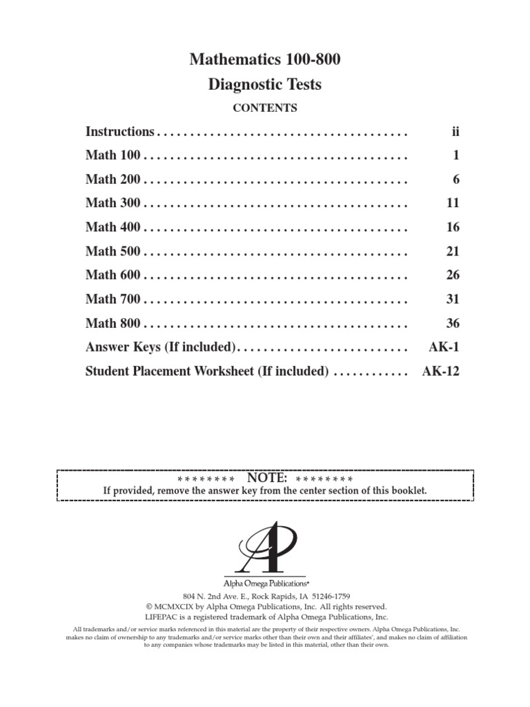 The Math Assessment-MD001 | PDF | Subtraction | Teaching Mathematics