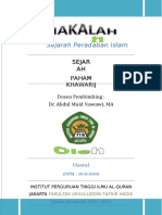 Sejarah Paham Khawarij PDF