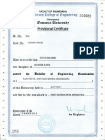 PROVISIONAl CERTIFICATE PDF