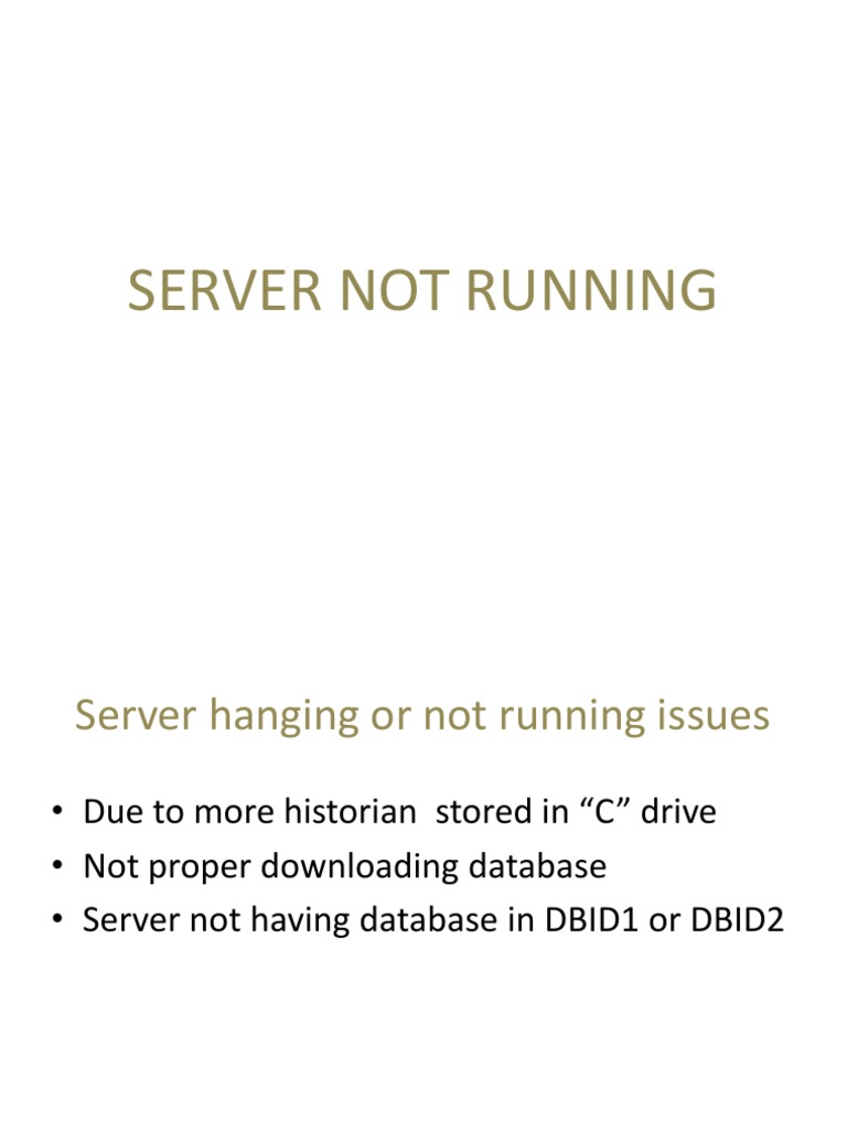 Troubleshoot For Server | PDF | Microsoft Sql Server | Databases