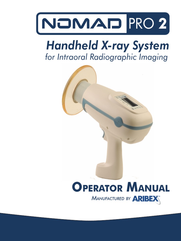 Handheld X-Ray System: For Intraoral Radiographic Imaging | PDF ...