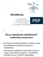 3.dio Predavanja, Akreditacija