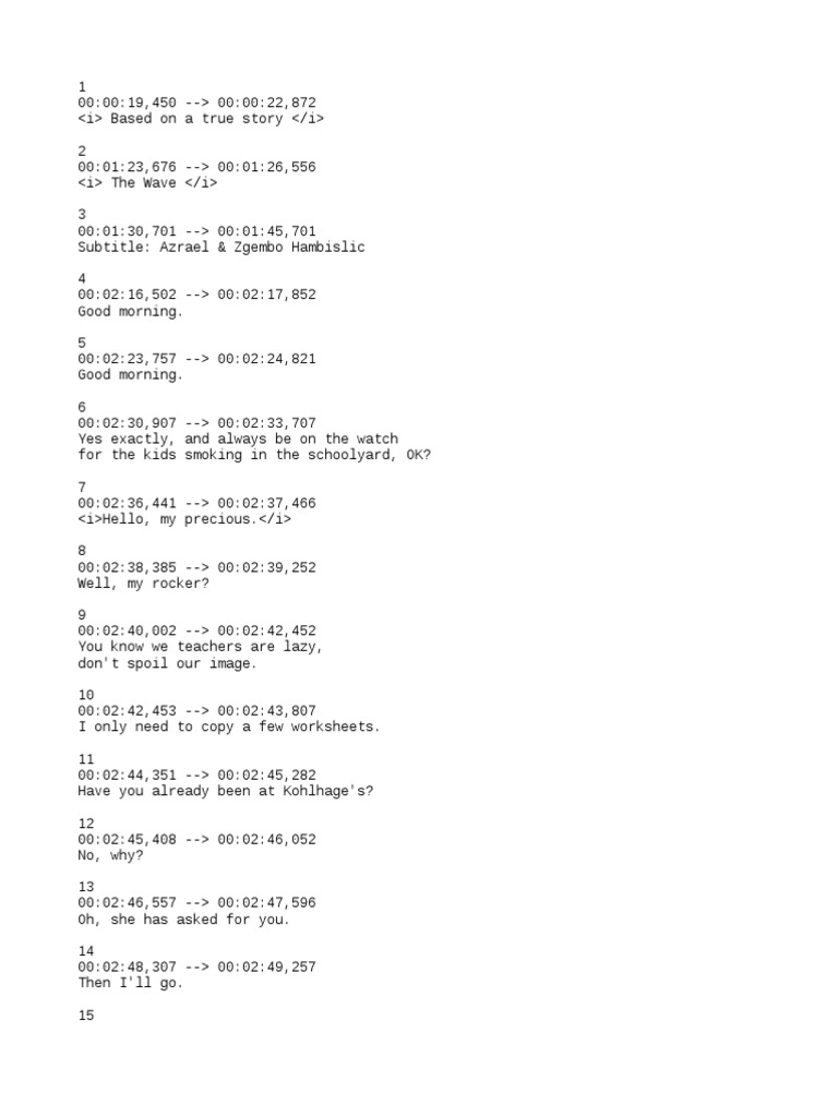 Die Welle | PDF | Home & Garden