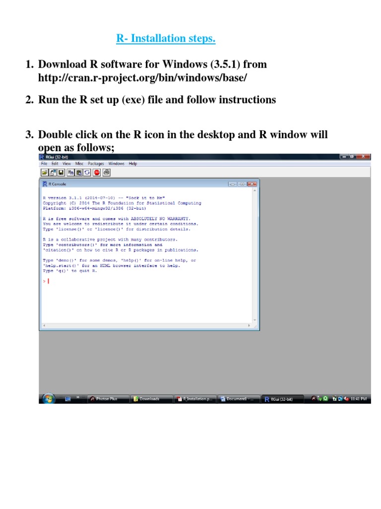 R 3.5.1 Installation Guide | PDF