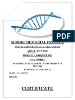 Certificate: Sudhir Memorial Institue