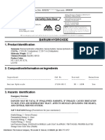 Barium Hydroxide: 1. Product Identification