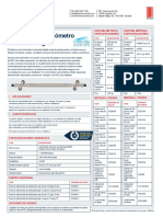 Especificación Técnica de Inclinometro