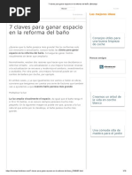 7 Claves Para Ganar Espacio en La Reforma Del Baño _ Bricolaje