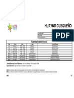 Calendario Huayno Cusqueño