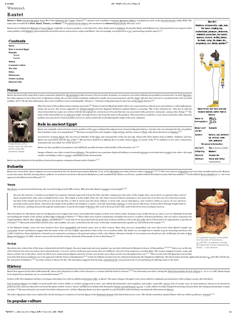 BASTET MYTHOPEDIA intelligence overview