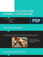 Exposicion de Bioquimica Sobre Seleccion Natural y Especiaion