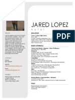 Jared Lopez Resume