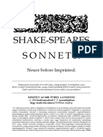 Shakespeare Szonettjeinek Világhálós Változata