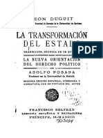 La Transformacion Del Estado (Duguit)