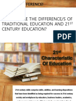 Spot the Differences Between Traditional and 21st Century Education