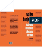 Walter Benjamin Historia Da Literatura e Ciencia Da Literatura