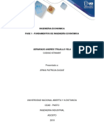 Trabajo 1 de Ingenieria Economica Gerardo