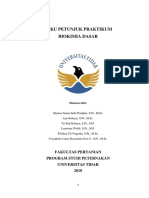 Buku Petunjuk Praktikum Biokimia Dasar: Fakultas Pertanian Program Studi Peternakan Universitas Tidar 2018