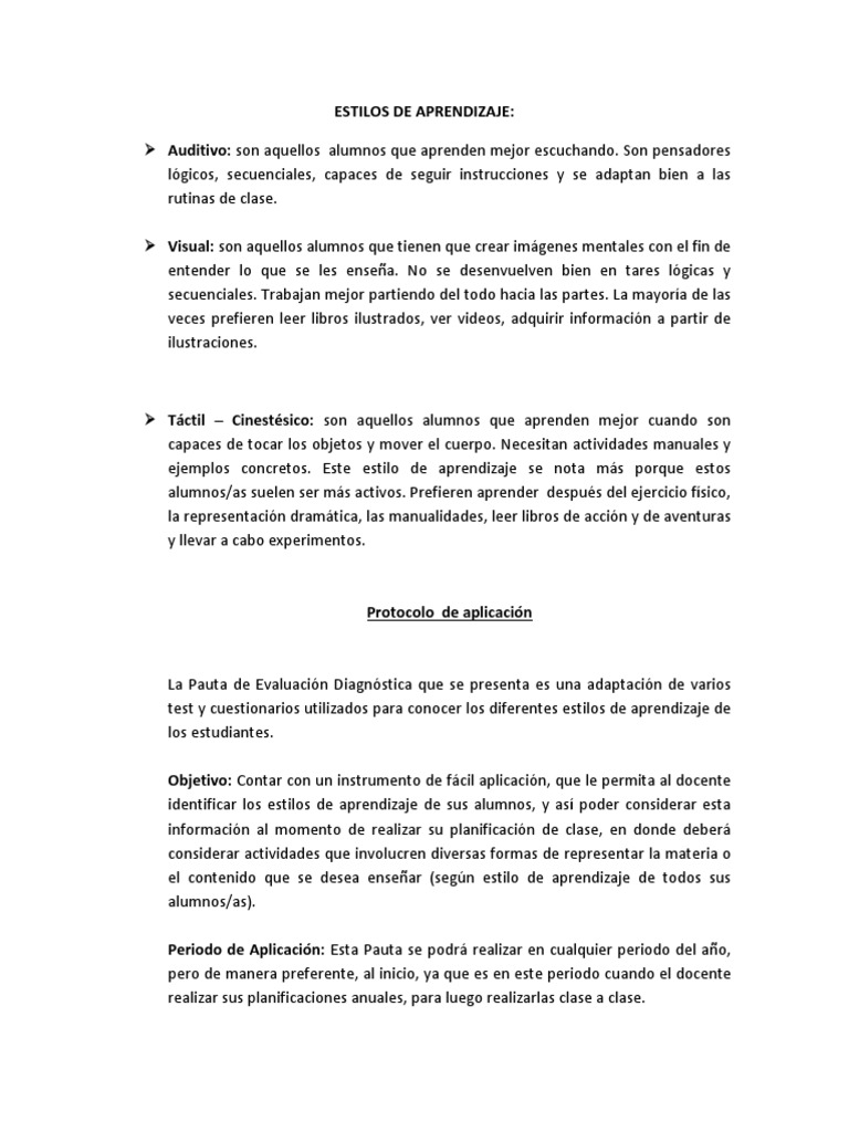 Diferentes Estilos De Aprendizaje Infografía Sobre Estilos De