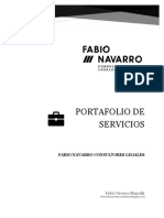 Portafolio de Servicios Fabio Navarro Consultores Legales