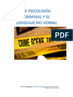 La Psicología Criminal y El Lenguaje No Verbal PDF