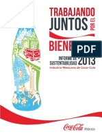 Informe de Sustentabilidad Coca Cola 2013