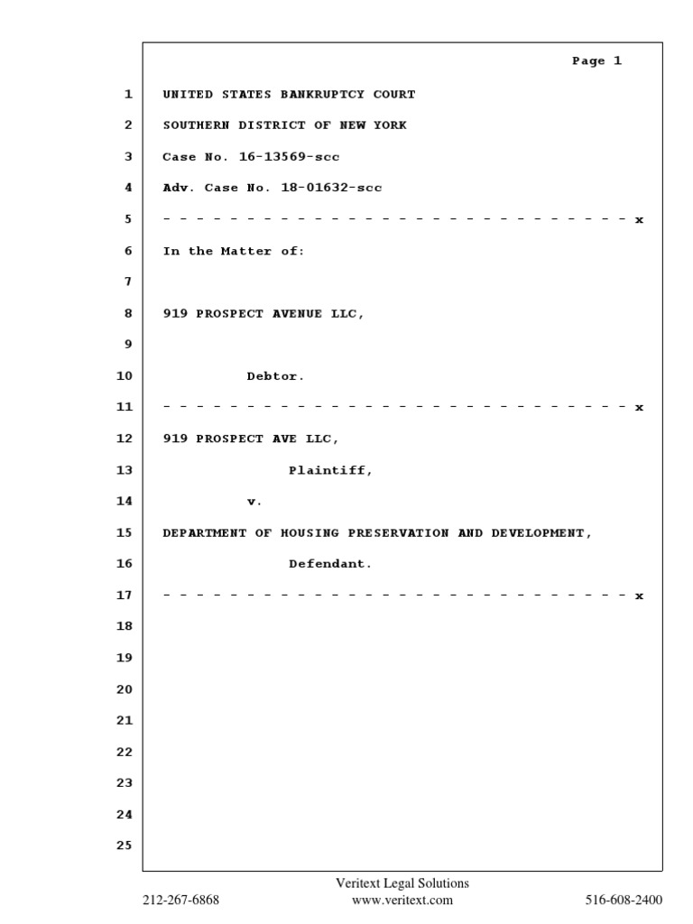 919 Transcript of Hearing - July 29, 2019 | PDF | Lawsuit | Judge