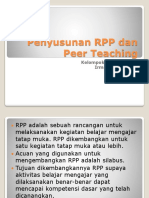 Penyusunan RPP Dan Peer Teaching