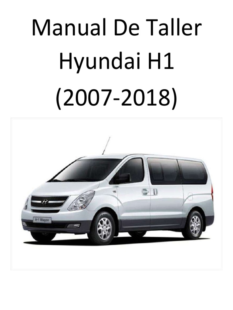 Hyundai H1 (20072018) Manual de Taller PDF Engranaje Radiador