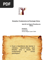 Aula 03 As Origens Filosóficas da Clínica