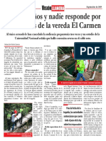 Casi Tres Años Después y Nadie Responde Por Los Muertos de La Vereda El Carmen en Villavicencio